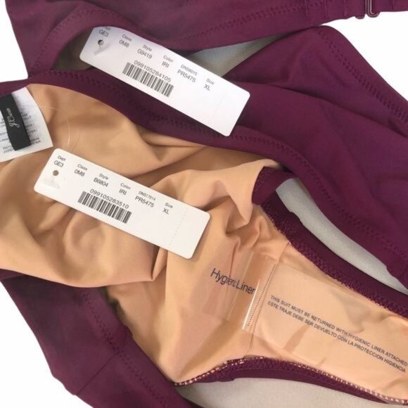 J. Crew Ruffle Surf Hipster Bikini in Iris Size XL NWT - Picture 6 of 6